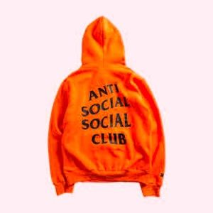 Ant social-social club Buffalo orange Hoody
